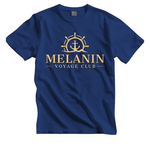 Melanin Voyage Club Shirt (Blue)
