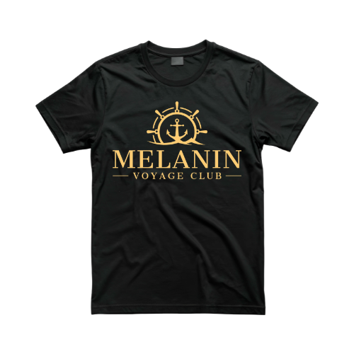 Melanin Voyage Club Shirt (Black)